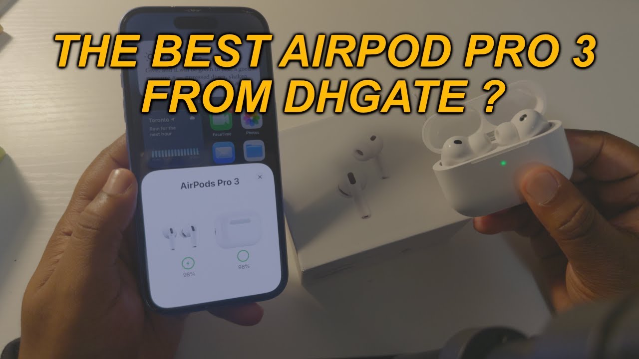 Клоны AirPods Pro 3 от DHGate — честный обзор, который никто не делает