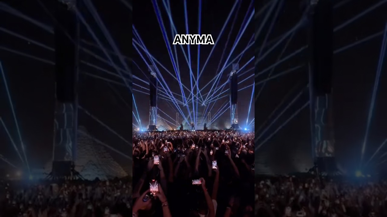 Пирамиды ожили с Anyma. #Anyma #dj #PyramidsOfGiza #Egypt #techno #festival