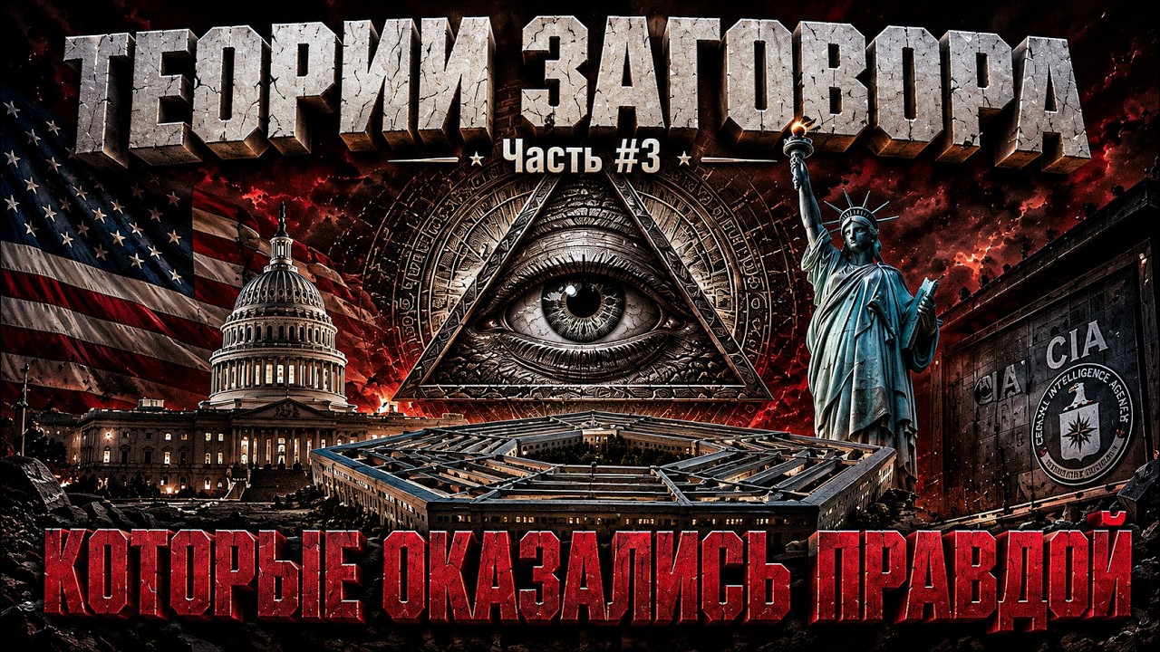 Alex СМОТРИТ: ТЕОРИИ ЗАГОВОРА, КОТОРЫЕ ОКАЗАЛИСЬ ПРАВДОЙ / Часть №3