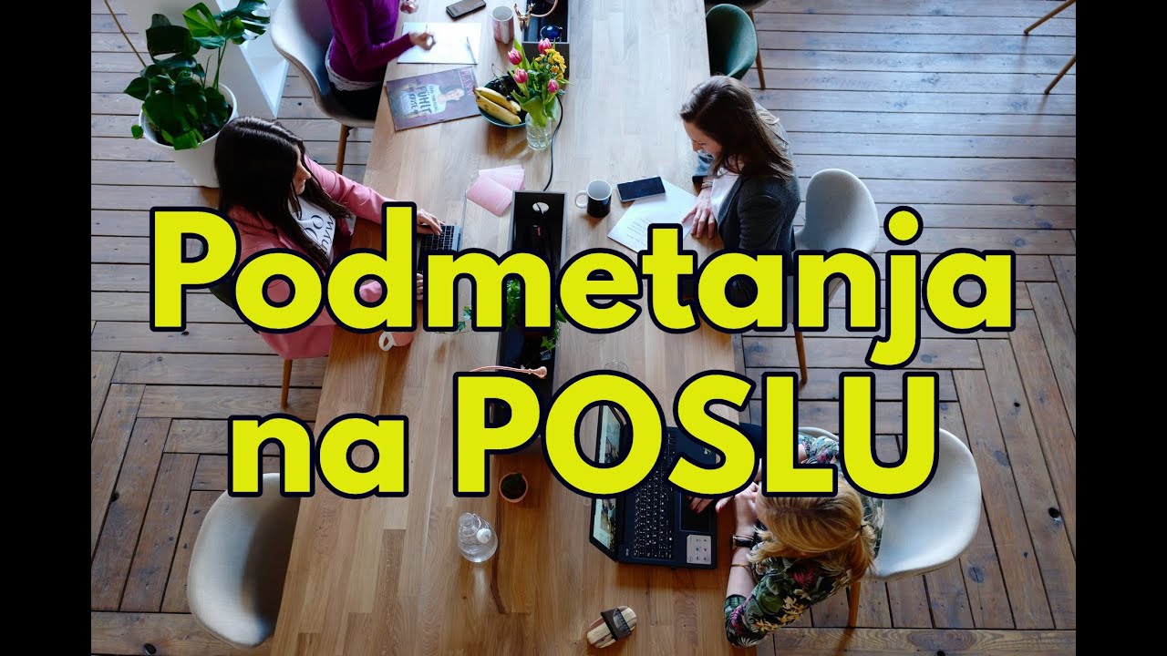 PODMETANJA na poslu / dr. sc. Elvira Mlivić (Filaks)