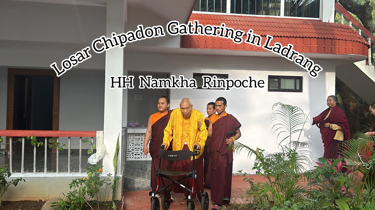 Losar Chipadon Gathering in Ladrang || Thank you HH NAMKHA RINPOCHE la #losar #tibetanvlogger #vlog