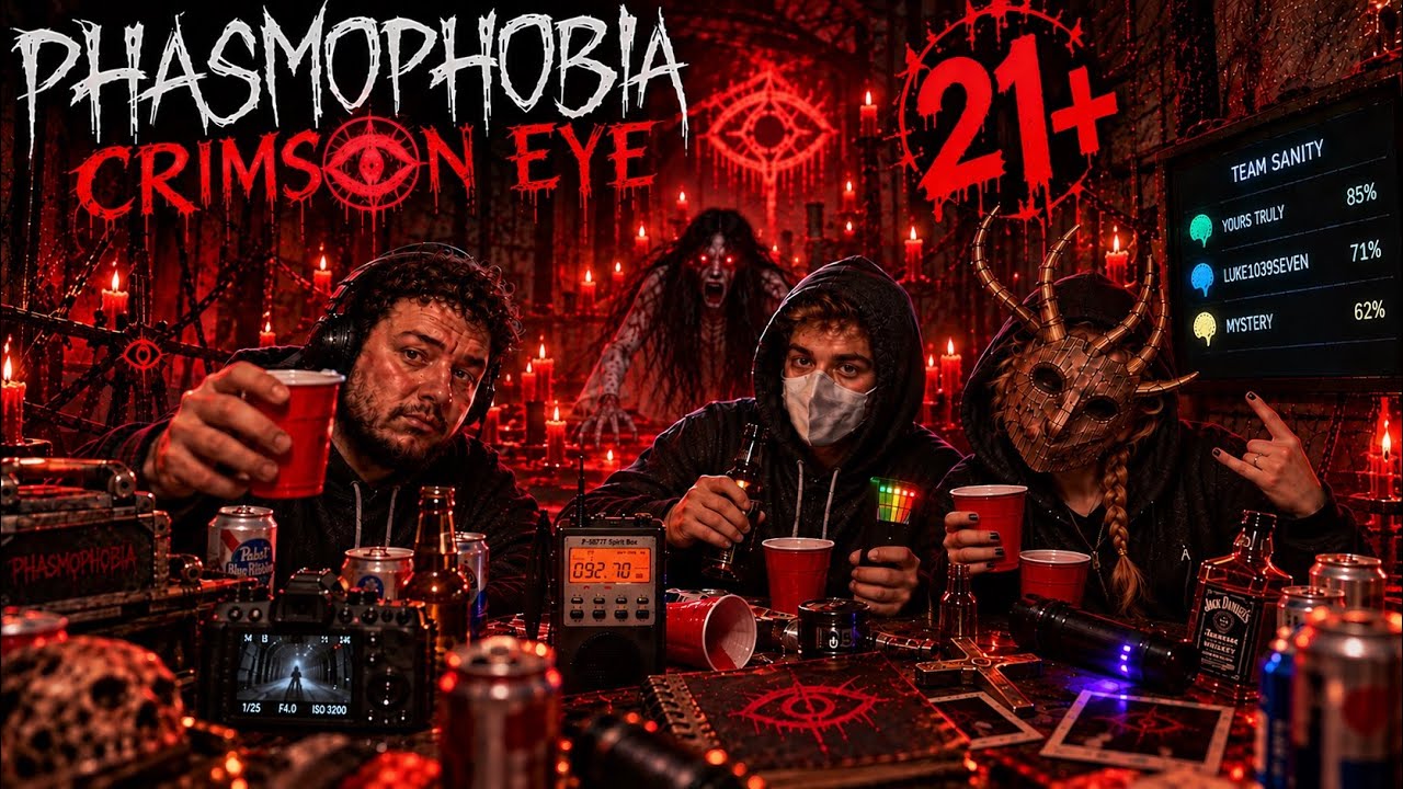 🎃👻 PHASMOPHOBIA CRIMSON EYE HALLOWEEN EVENT&hellip; WITH A TWIST! 🔴🍻