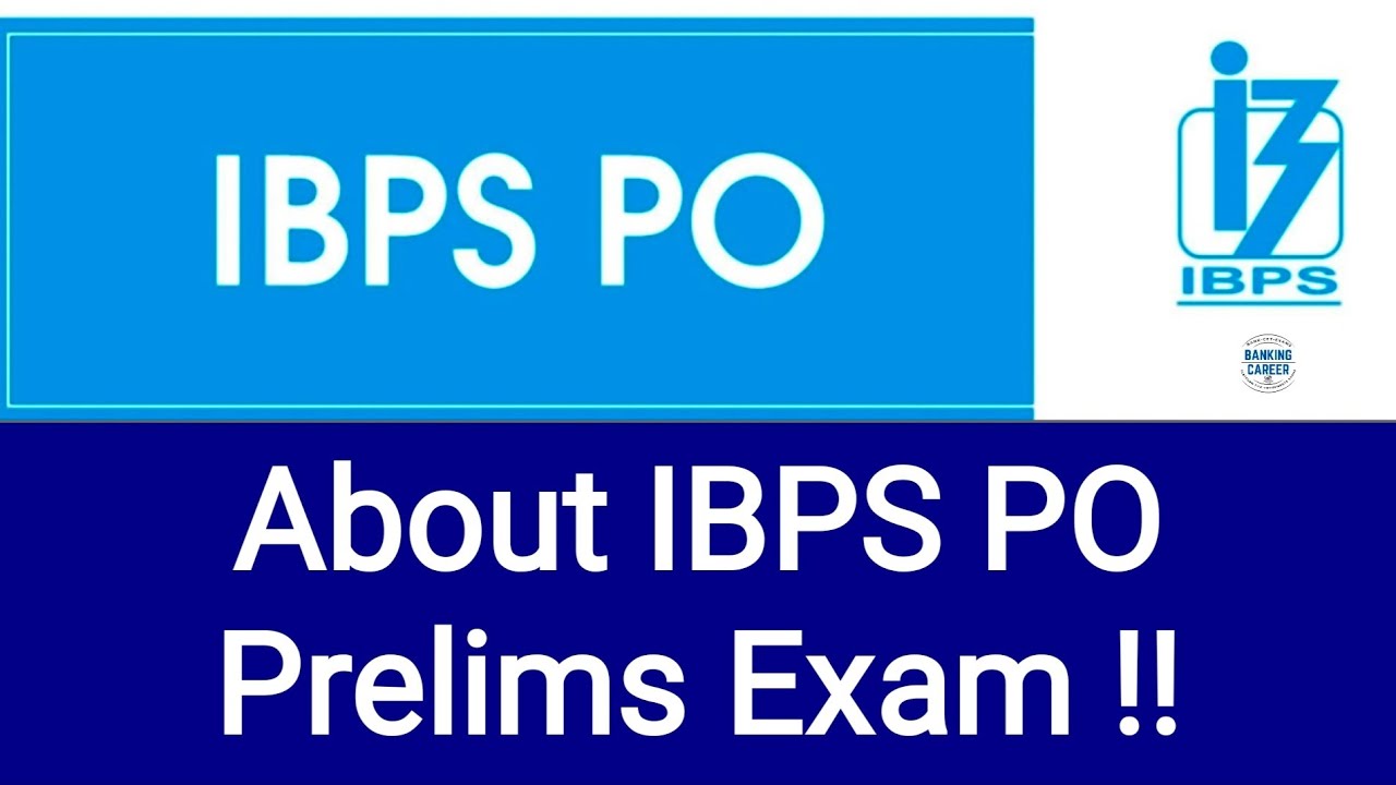 About IBPS PO Prelims Exam Date !!
