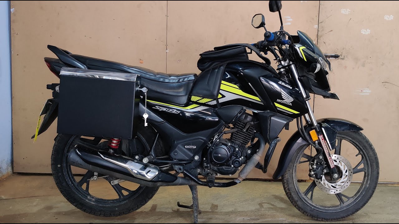 Honda SP 125 Bike Side Box Fitting  || Metal Box || Side box for Shine 125