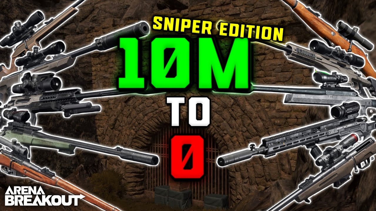 0 TO 10M SNIPER CHALLENGE ! | Arena Breakout