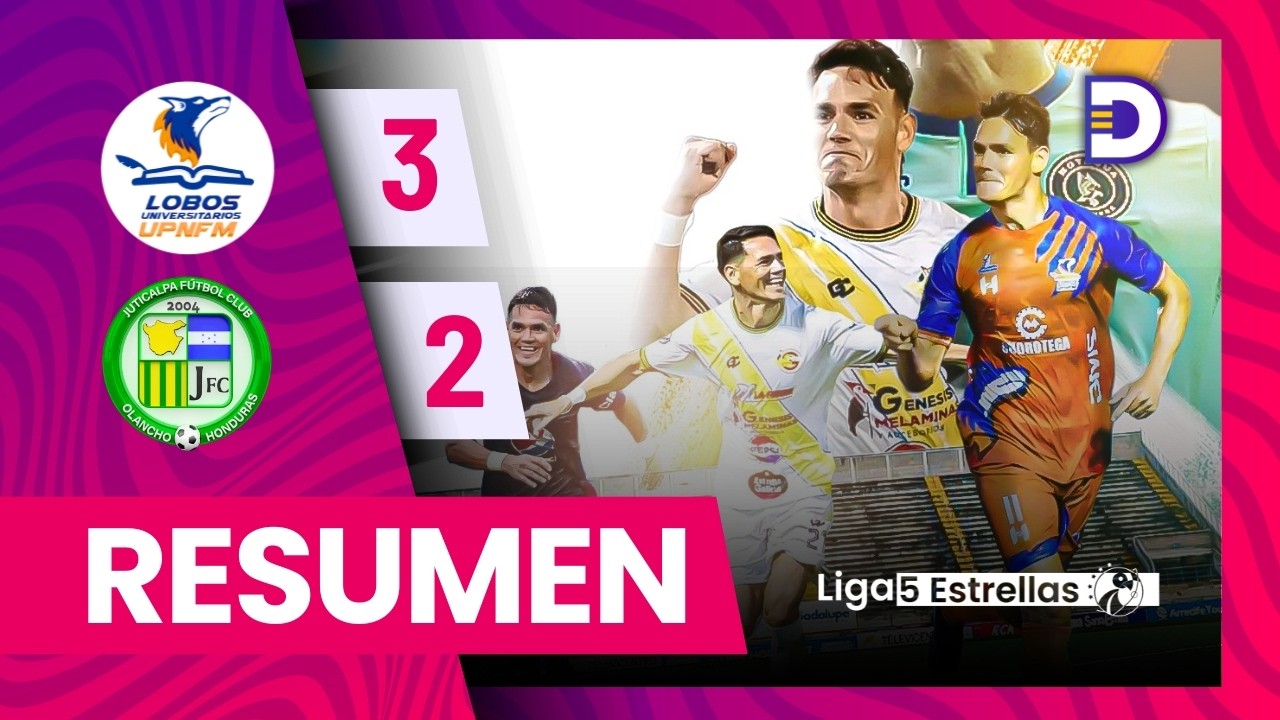 Lobos UPNFM 3 - 2 Juticalpa FC | Jornada 10 | Liga Nacional - Clausura 2025 - 2026