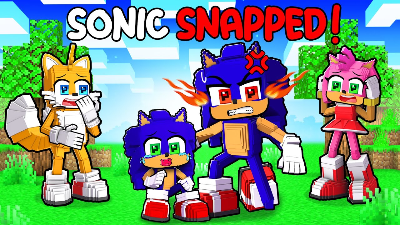 Sonic SNAPPED in Minecraft!