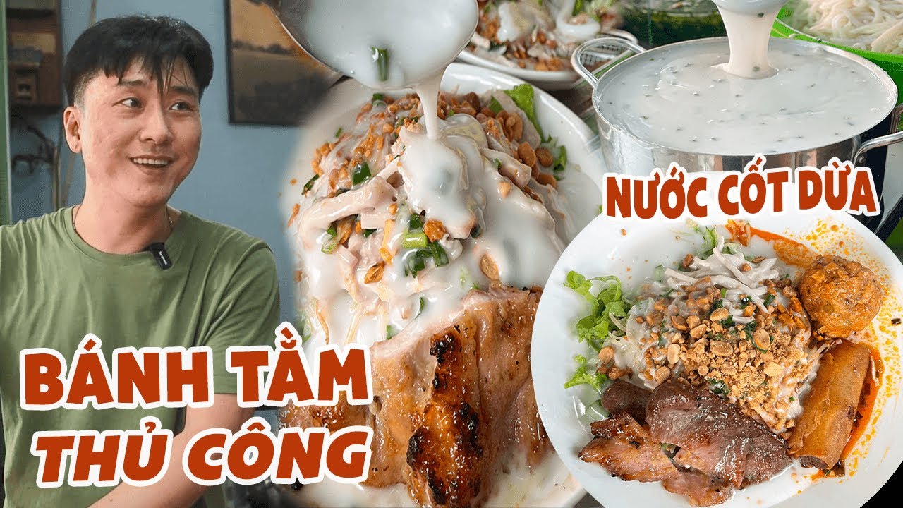 Đặc sản BÁNH TẰM BÌ CỐT DỪA làm thủ công ngày bán số lượng khủng | Địa điểm ăn uống
