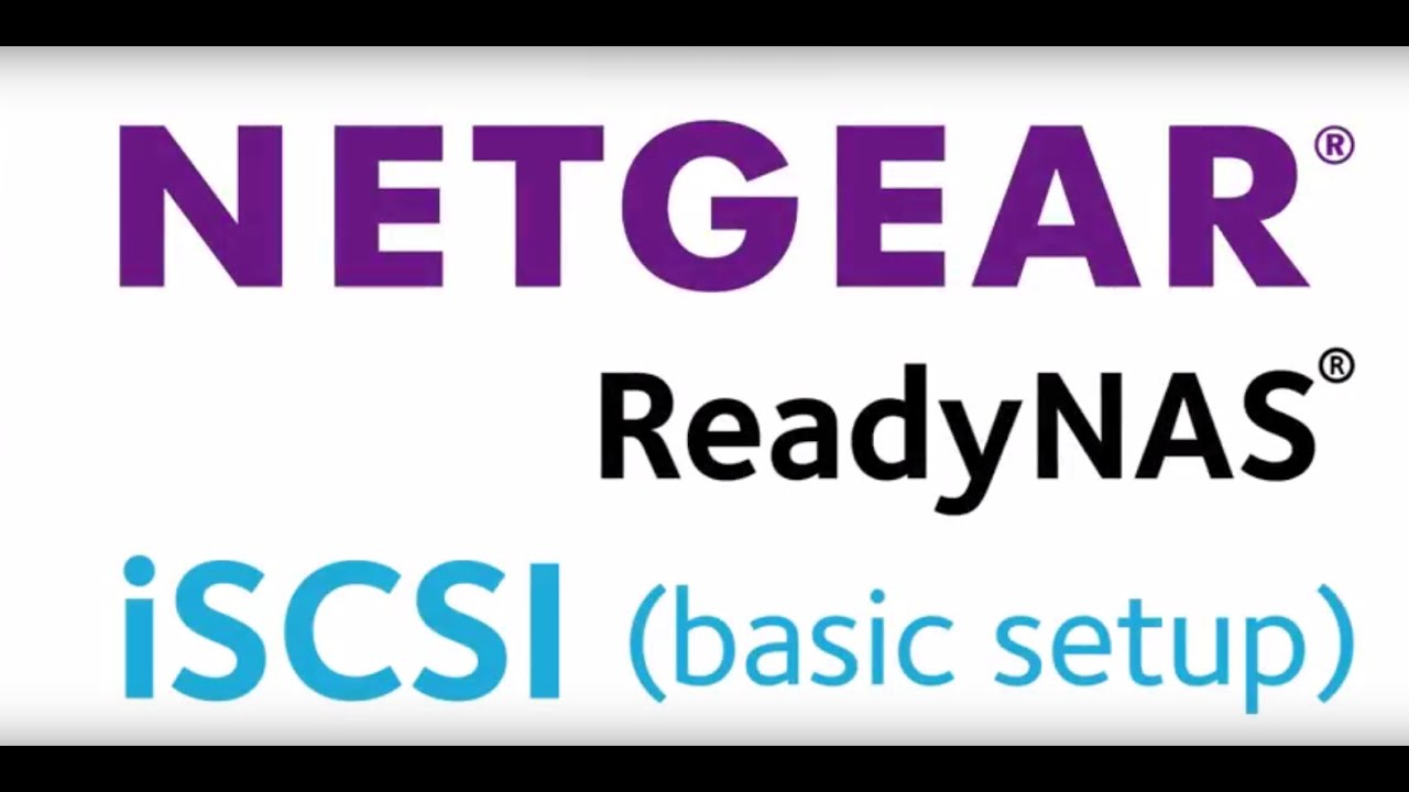 iSCSI Basic Setup