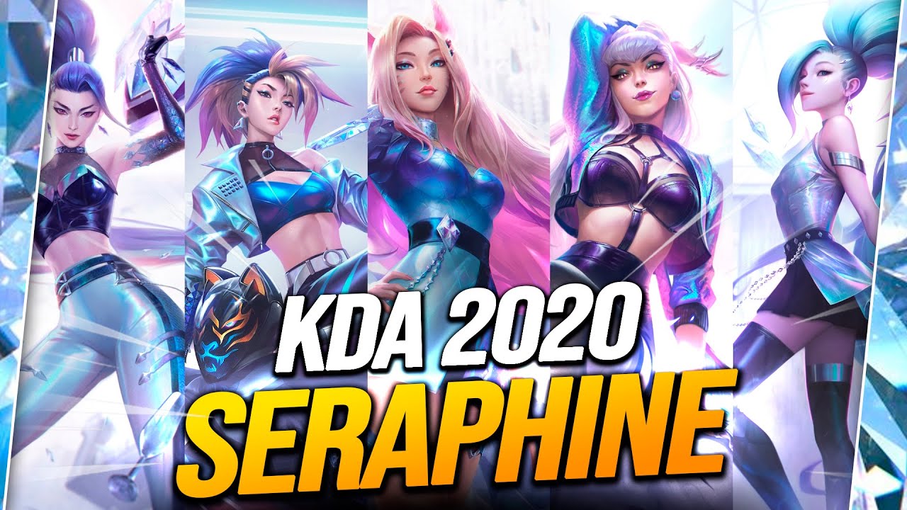 ¡SERAPHINE REVELADA! 🌟 • NUEVAS SKINS KDA (AHRI, AKALI, EVELYNN, KAI'SA Y SERAPHINE)