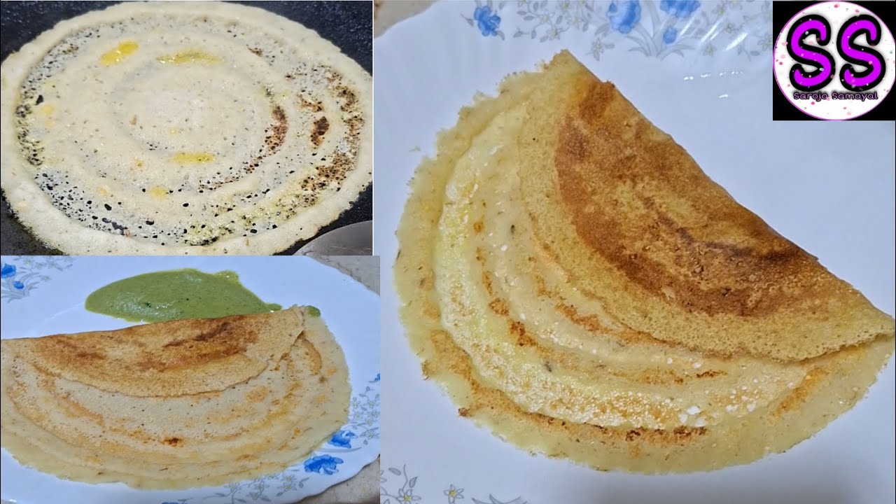 Moong Dal Dosa Recipe | மொறு மொறு பாசிப் பருப்பு தோசை | Instant Dosa Recipe in Tamil