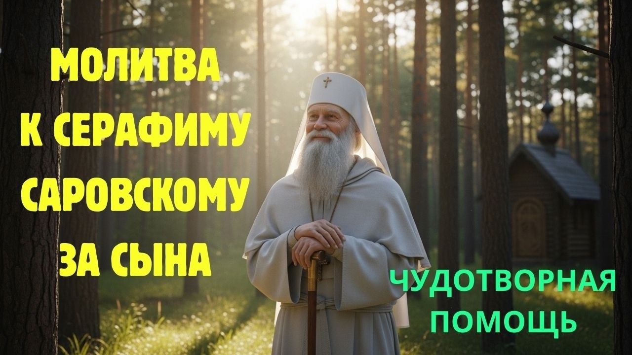 МАТЕРИНСКАЯ СИЛЬНАЯ МОЛИТВА ЗАЩИТЫ К СЕРАФИМУ САРОВСКОМУ ЗА СЫНА. ПРОЧТИ ЭТУ МОЛИТВУ ПРЯМО СЕЙЧАС.