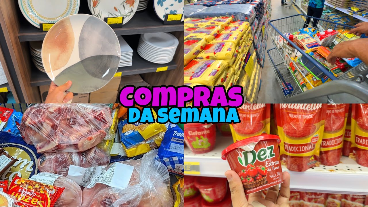 COMPRAS DA SEMANA PARA 4 PESSOAS | PREÇOS + QUANTO GASTAMOS ? ?
