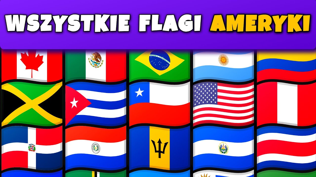 odgadniesz wszystkie flagi Ameryki Północnej i Południowej? 😱 | Quiz Flagi