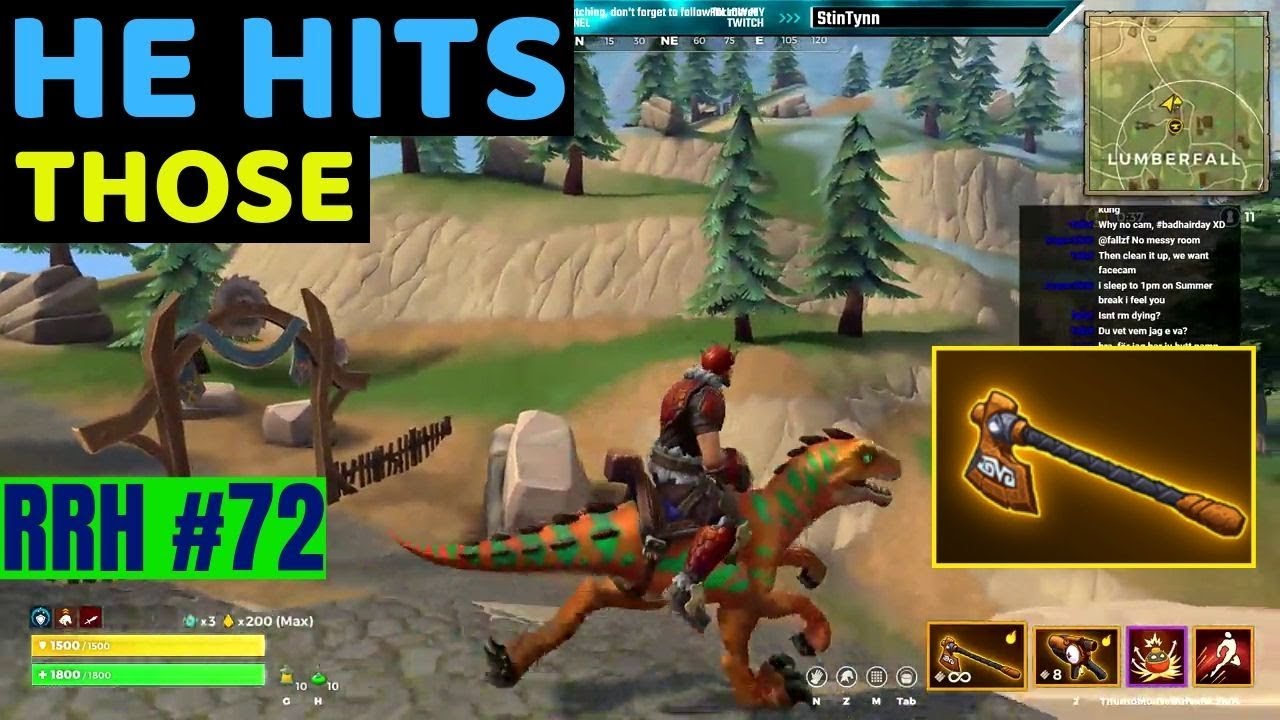 [Fire Throwing Axe] He hits those - Realm Royale Highlights #72 (Best Moments)
