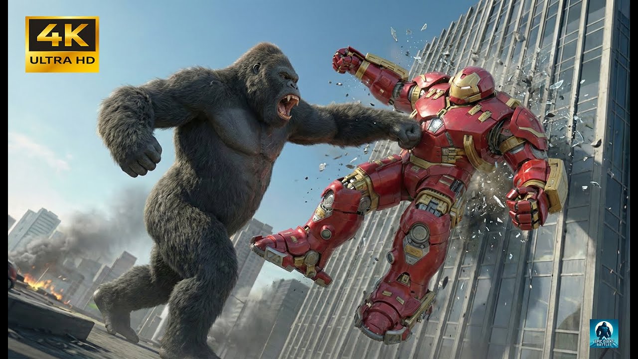 JOKER HULKBUSTER vs KING KONG: Epic City Battle