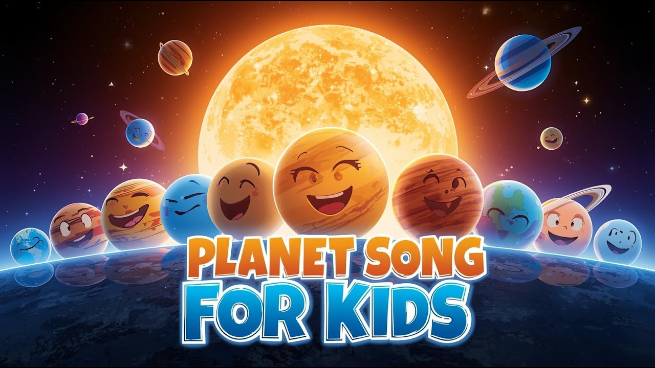 The Planet Song for Kids 🌍 | Learn All 8 Planets of the Solar System