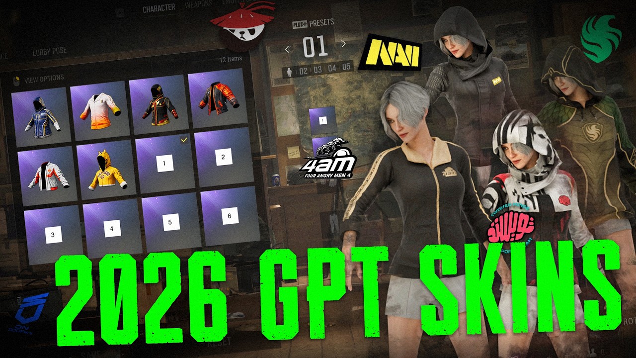 LEAKS | ALL 2026 GPT SKINS REVIEW | PUBG