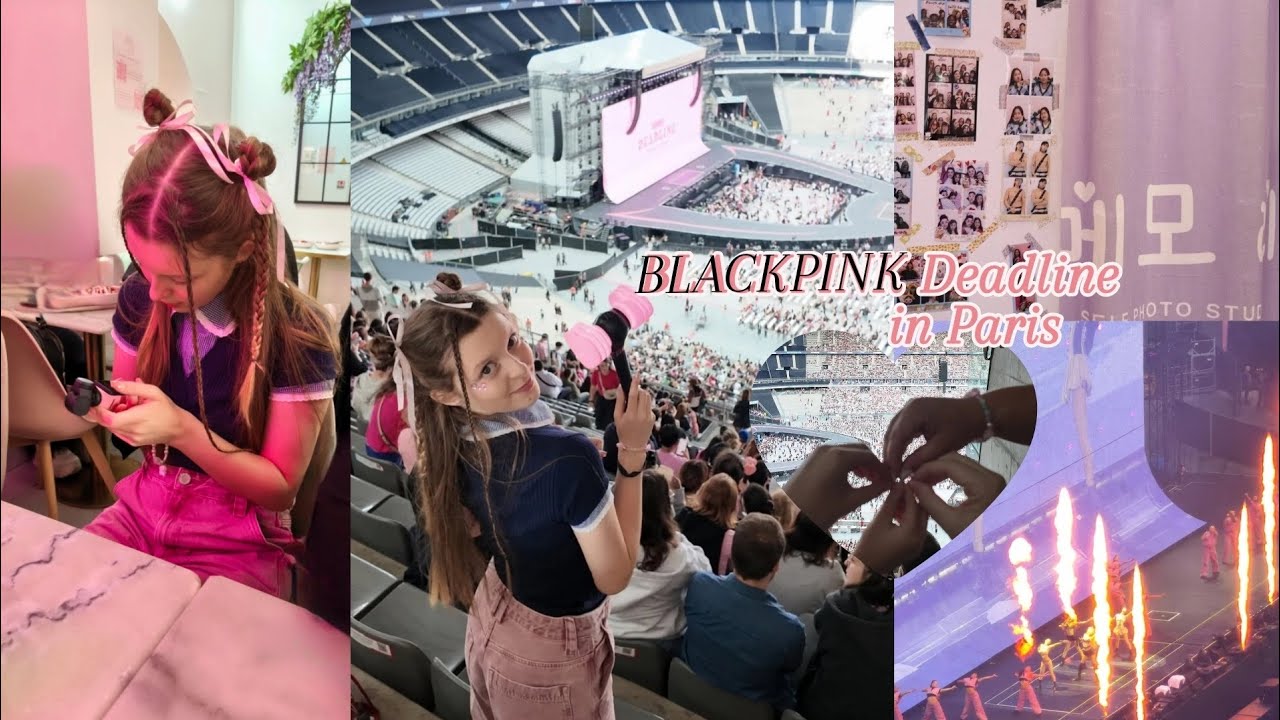 𝑩𝑳𝑨𝑪𝑲𝑷𝑰𝑵𝑲 deadline tour in paris vlog 🩷🍓