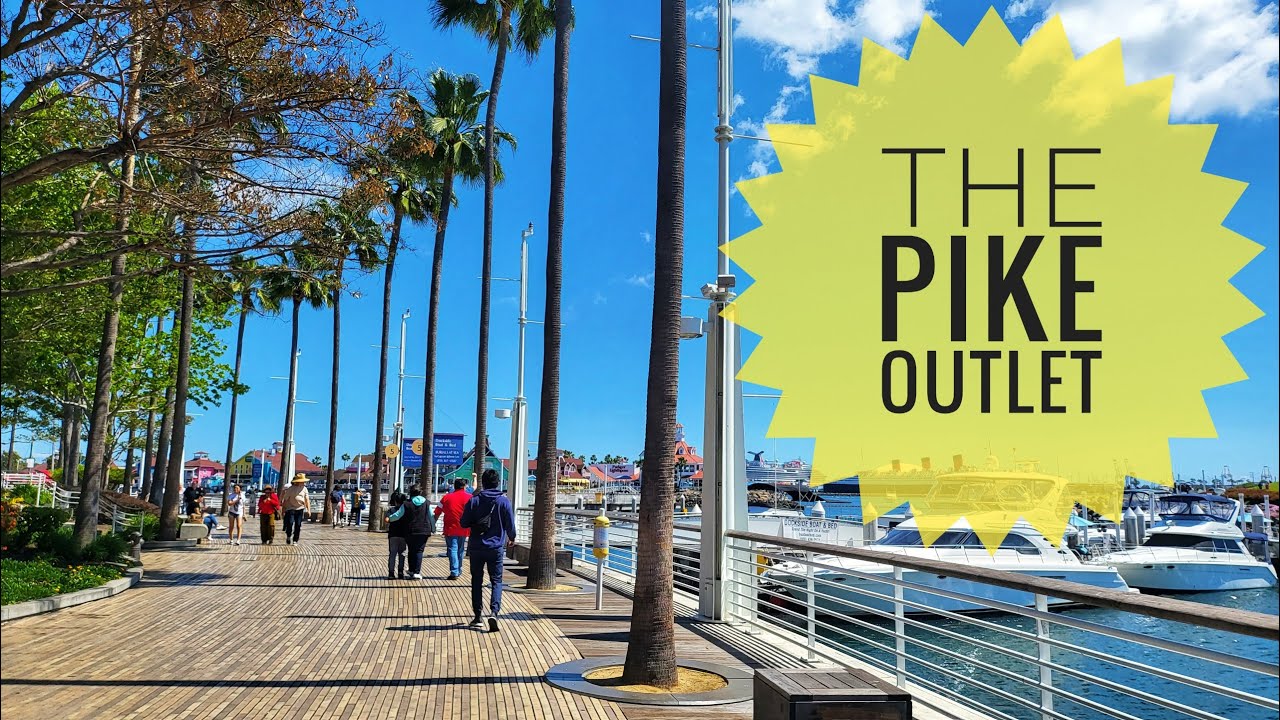 [4K] The Pike Outlets - Long Beach, California