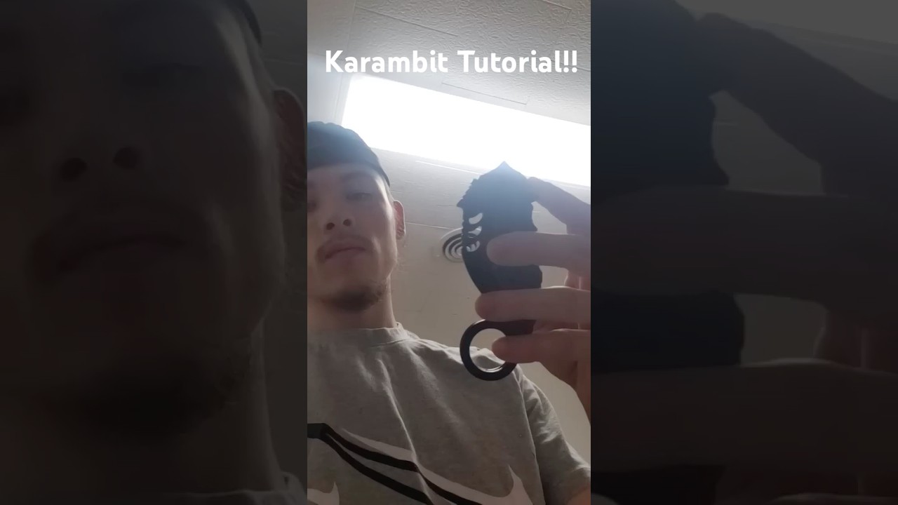 Karambit Trick Tutorial!!! #karambittricks #karambit #guns #knives #knife #edc #selfdefense