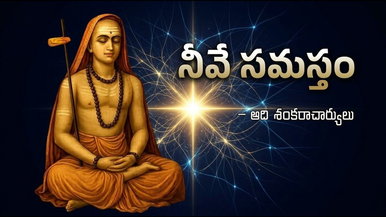 🟩 ᴛᴇ | ఆది శంకరాచార్యులు వివరిస్తారు “ఒకే చైతన్యం” | అద్వైత వేదాంతం | జీవితం మారుస్తున్న జ్ఞానం