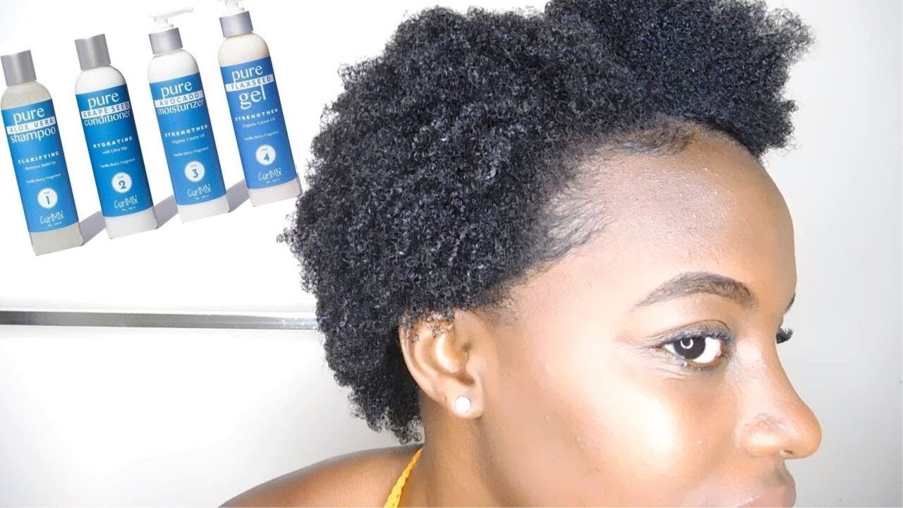 The Quickest Wash N Go Routine in 4 Steps For Defined 4C Hair | Curlmix