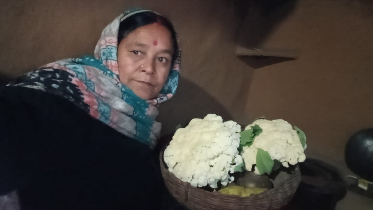 आलू की गुड़हाई और🌷 ये धनिया.... पर क्या है❤