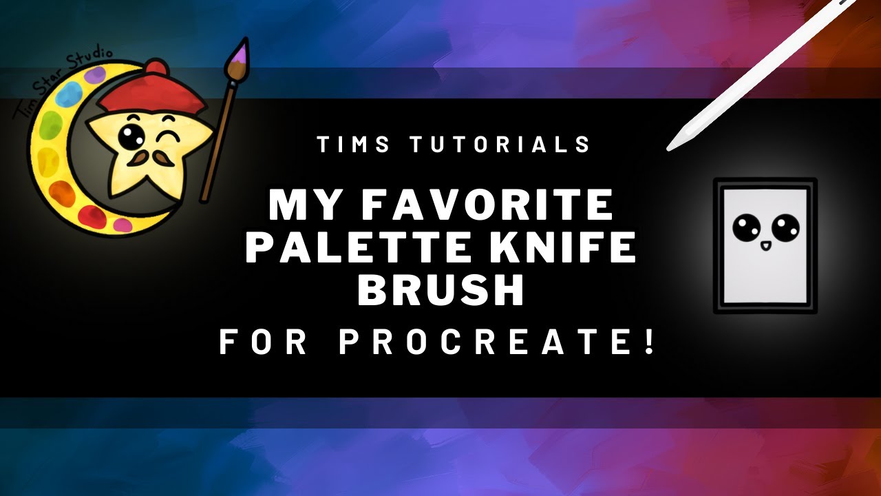 PALETTE KNIFE BRUSH for procreate!
