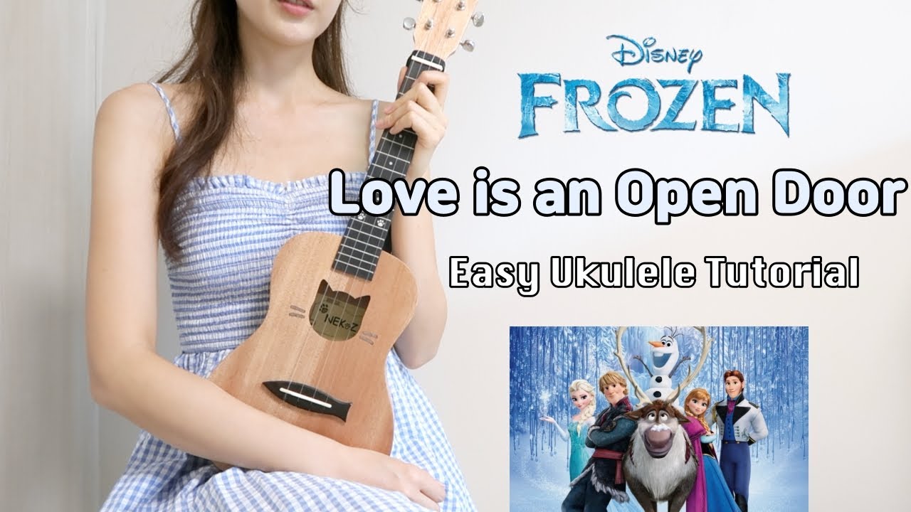 [우쿨렐레 튜토리얼] 겨울왕국(Frozen)OST - Love is an Open Door  • 코드 5가지로 연주하는 쉬운 우쿨렐레 • Easy Ukulele Tutorial