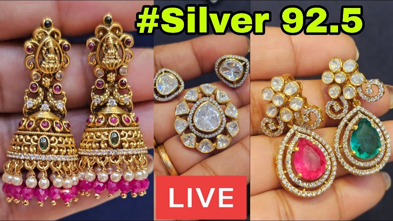 #Silver 92.5 😍👉 7032708199 mossonite lokets👉 black beads
