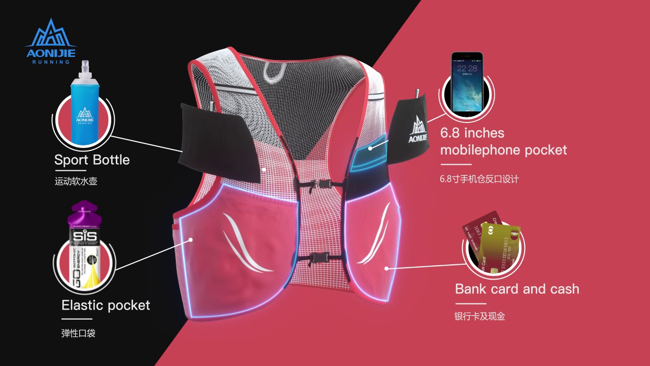 Aonijie C932 Lightweight Backpack Running Vest