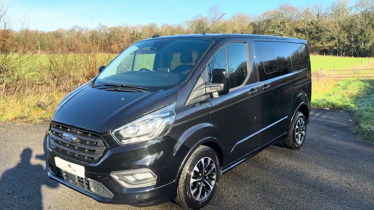 2021 Ford Transit Custom 320 SPORT Factory Crew Cab 2.0 TDCi 185 BHP AUTOMATIC Euro 6 CV71WBT