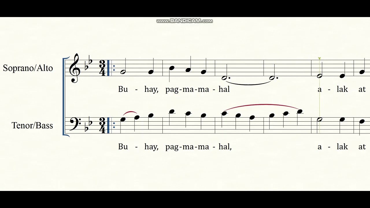 Pag-aalay (Buhay, Pagmamahal) - Eduardo P. Hontiveros, SJ (Arr. Ferdinand M. Bautista) SOPRANO/ALTO