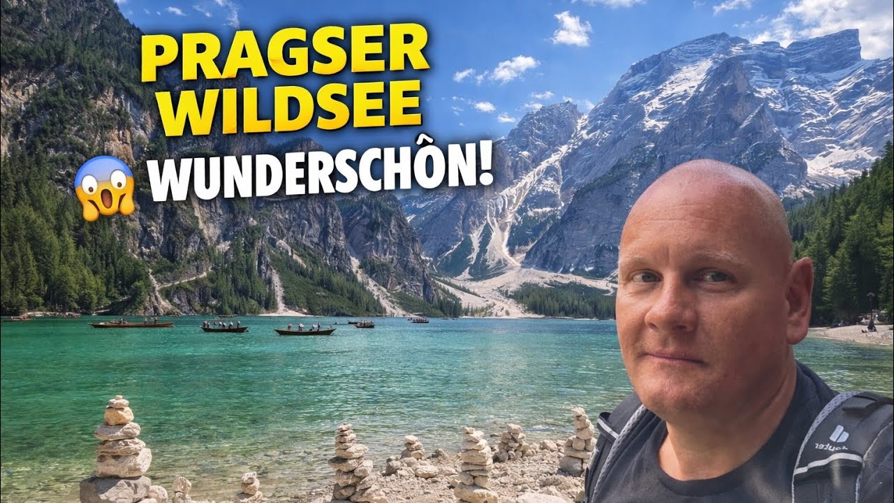Rundgang  um den Pragser Wildsee Südtirol Italien 