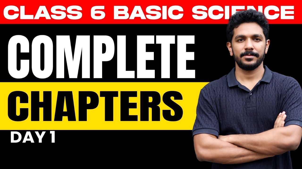 Class 6 Annual Exam | Basic Science | Complete Chapters | Day 1 | For Attached School | Exam Winner