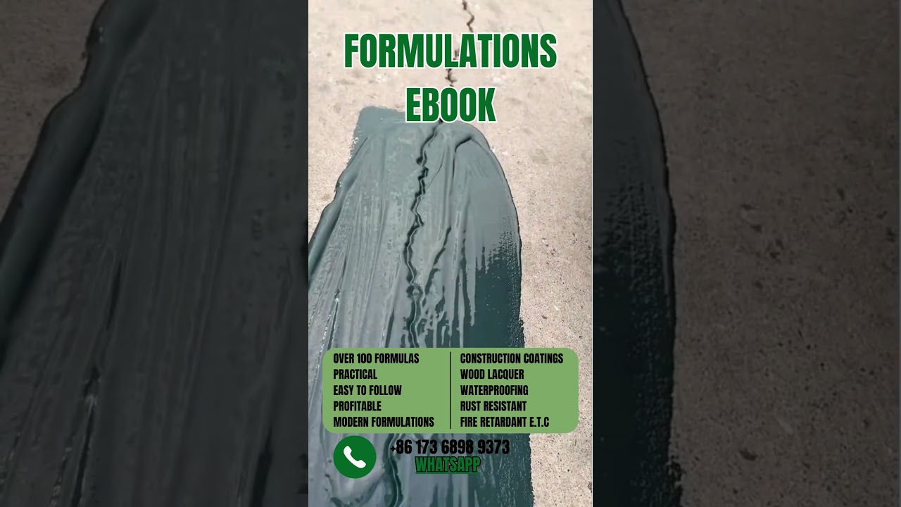 WATERPROOFING PAINT/COATINGS FORMULATIONS.PAINT RAW MATERIALS PAINT FORMULATION