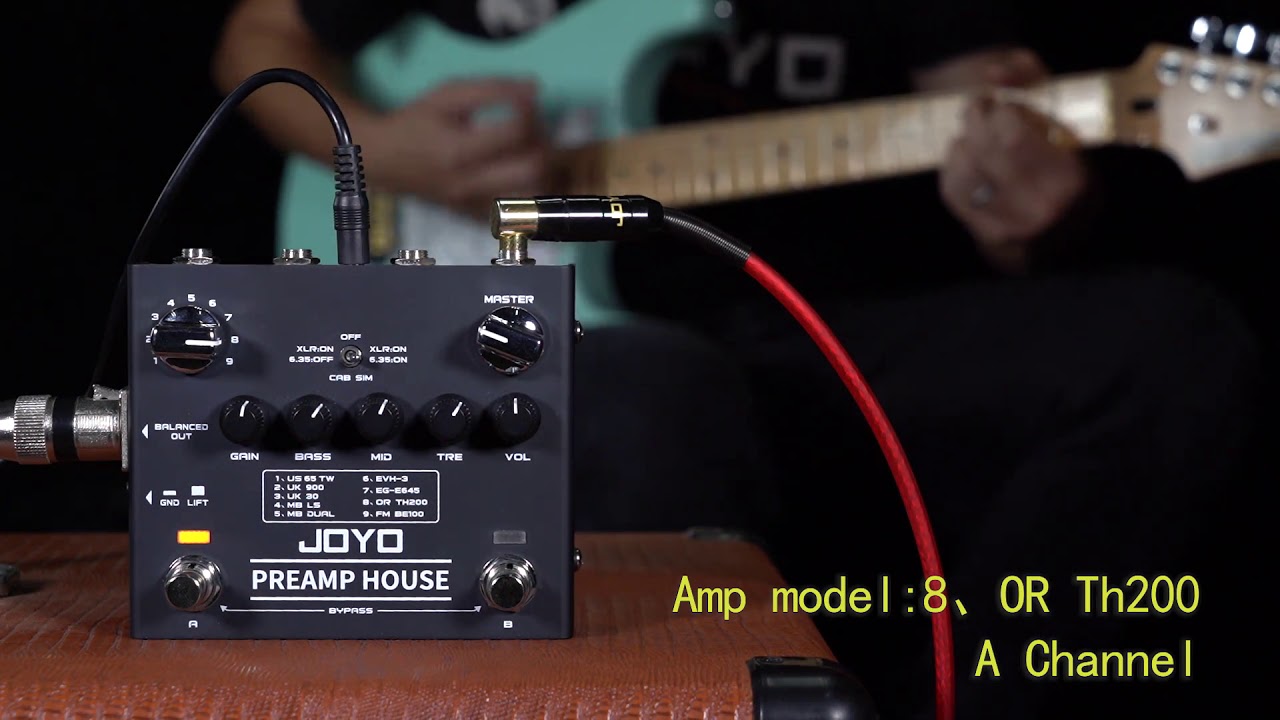 R-15 PREAMP HOUSE Tone setting
