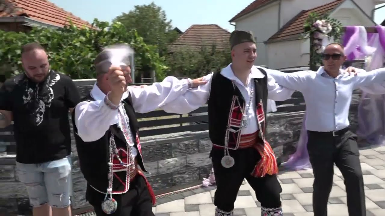 Svadba Sanje i Dragana deo 2 Nastavak igranja i docek svatova (Parteš)