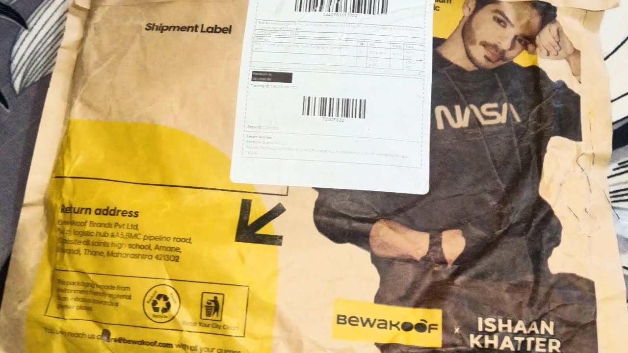 BEWAKOOF Men,s Oversized T-shirt Unboxing at ₹409 #Short#loot#22:03:2026