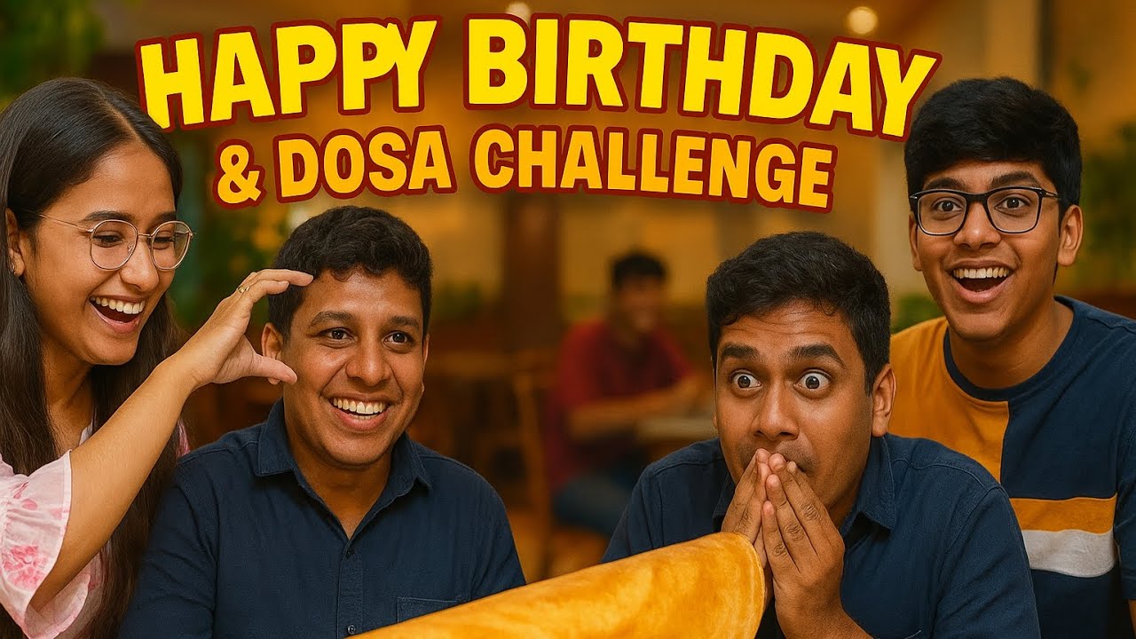 Who Won the Dosa Challenge on Swayam's Birthday? (Must Watch!)🎂🍽️😨