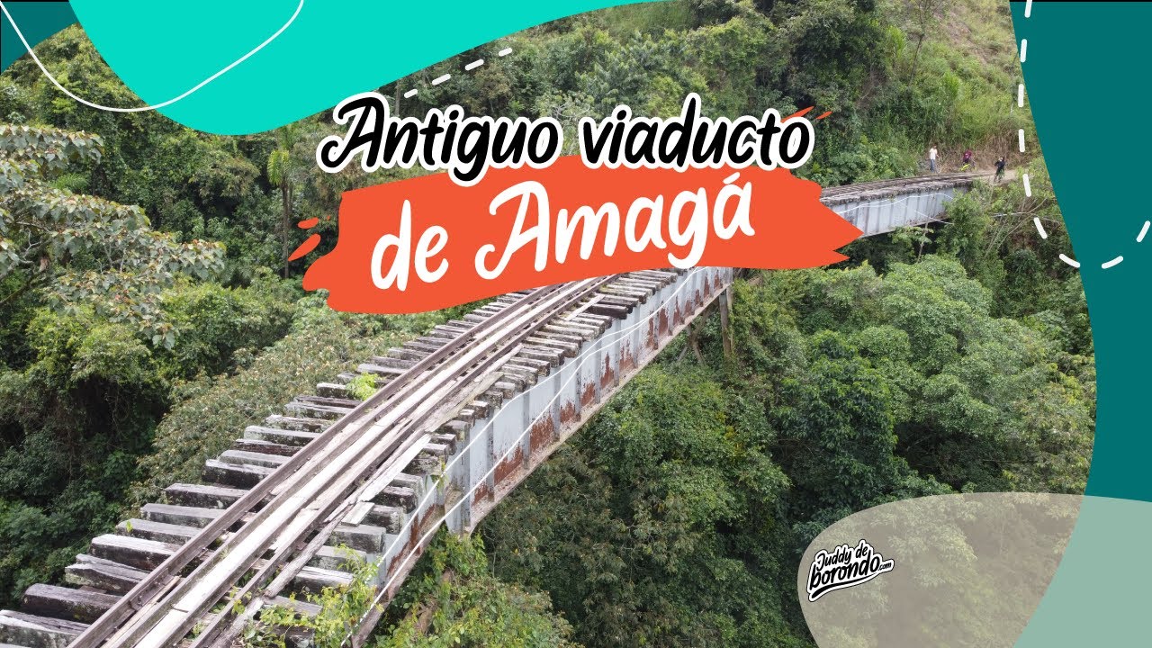 Cruzando rieles en un puente | Antiguo Viaducto de Amagá