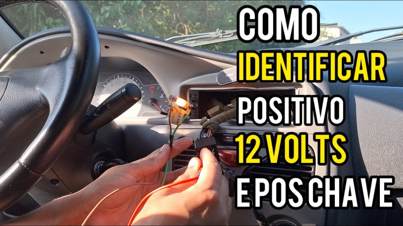 Como Identificar Fio Positivo e P&oacute;s Chave