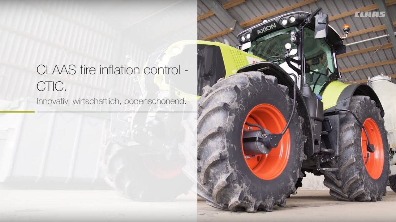 CLAAS Reifendruckregelanlage CTIC. Innovativ. Wirtschaftlich. Bodenschonend.