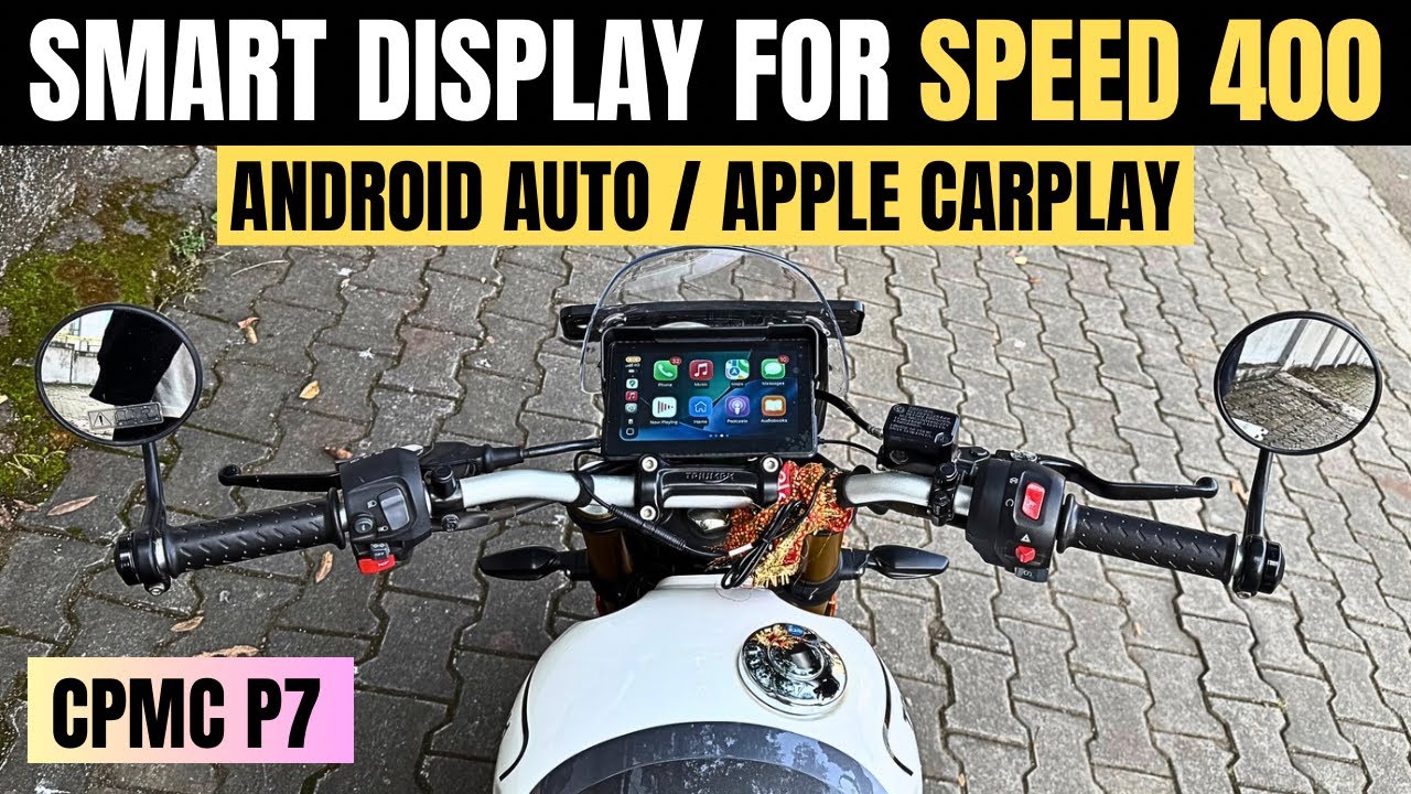 Triumph Speed 400 Smart Touchscreen Upgrade | CPMC P7 Android Auto & Apple CarPlay