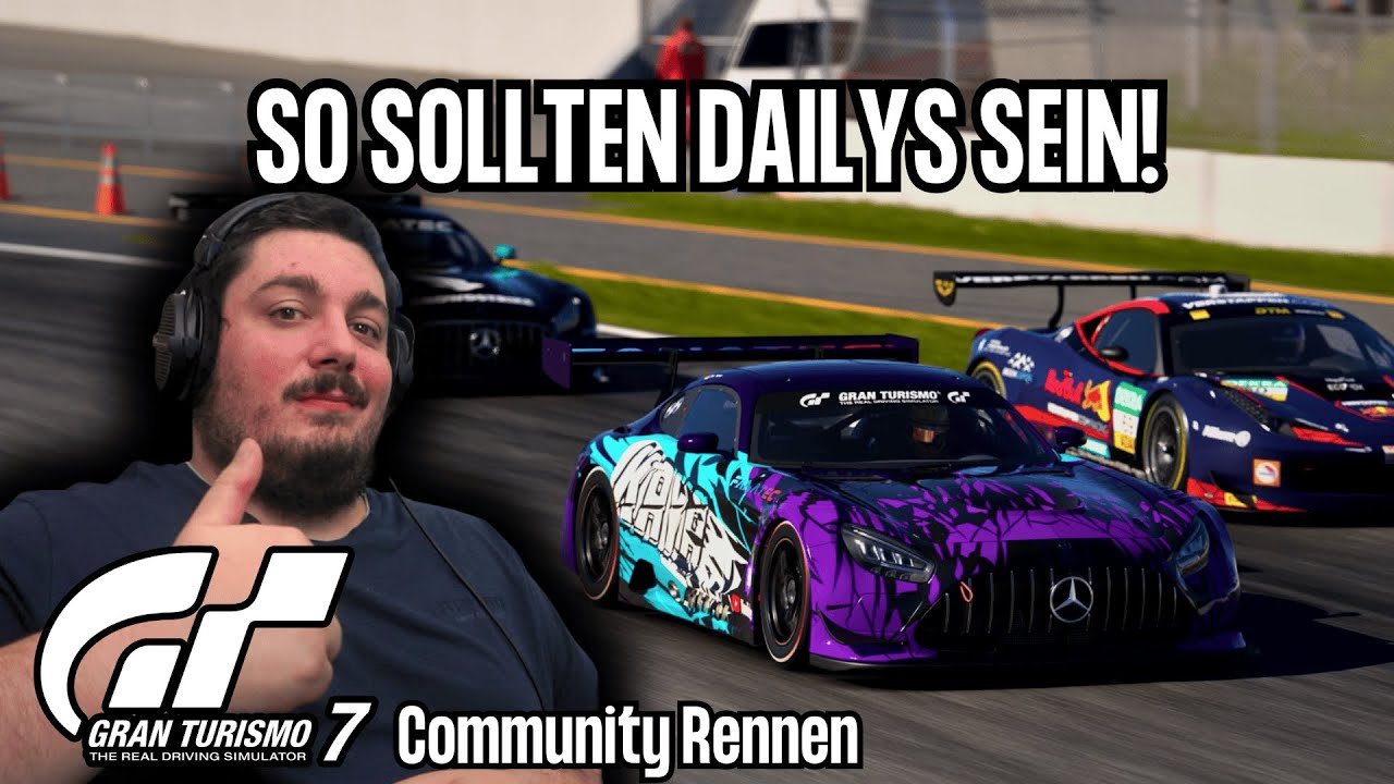 DAILY RENNEN ABER ICH FAHRE GEGEN MEINE COMMUNITY?! | GT7 Multiplayer Rennen