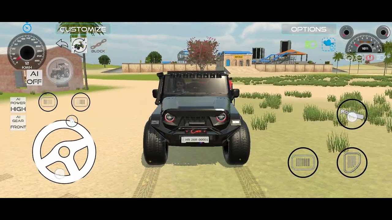 Pajrro Vs thar #indianvehiclesimutelor3dgame ##anmol_gamer129 