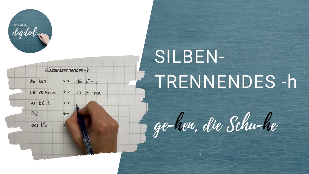 Silbentrennendes h - so machst du weniger Fehler
