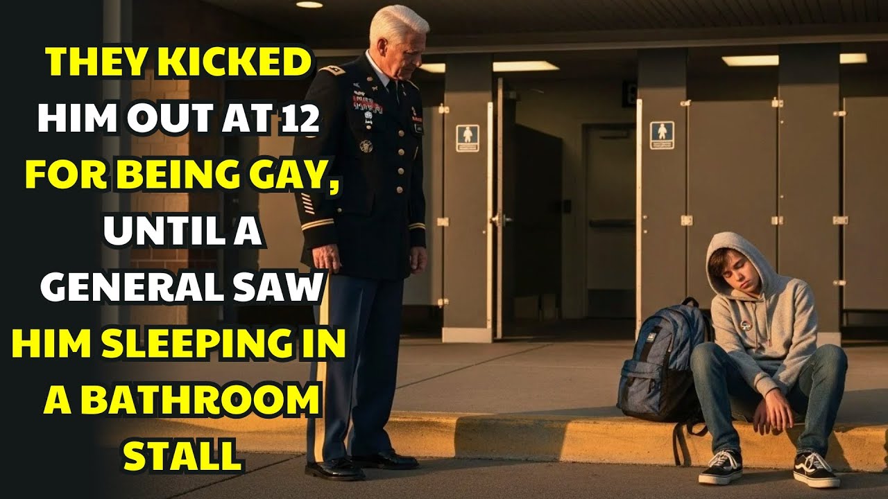 THEY KICKED HIM OUT AT 12 FOR BEING GAY — UNTIL A GENERAL SAW HIM SLEEPING IN A BATHROOM STALL