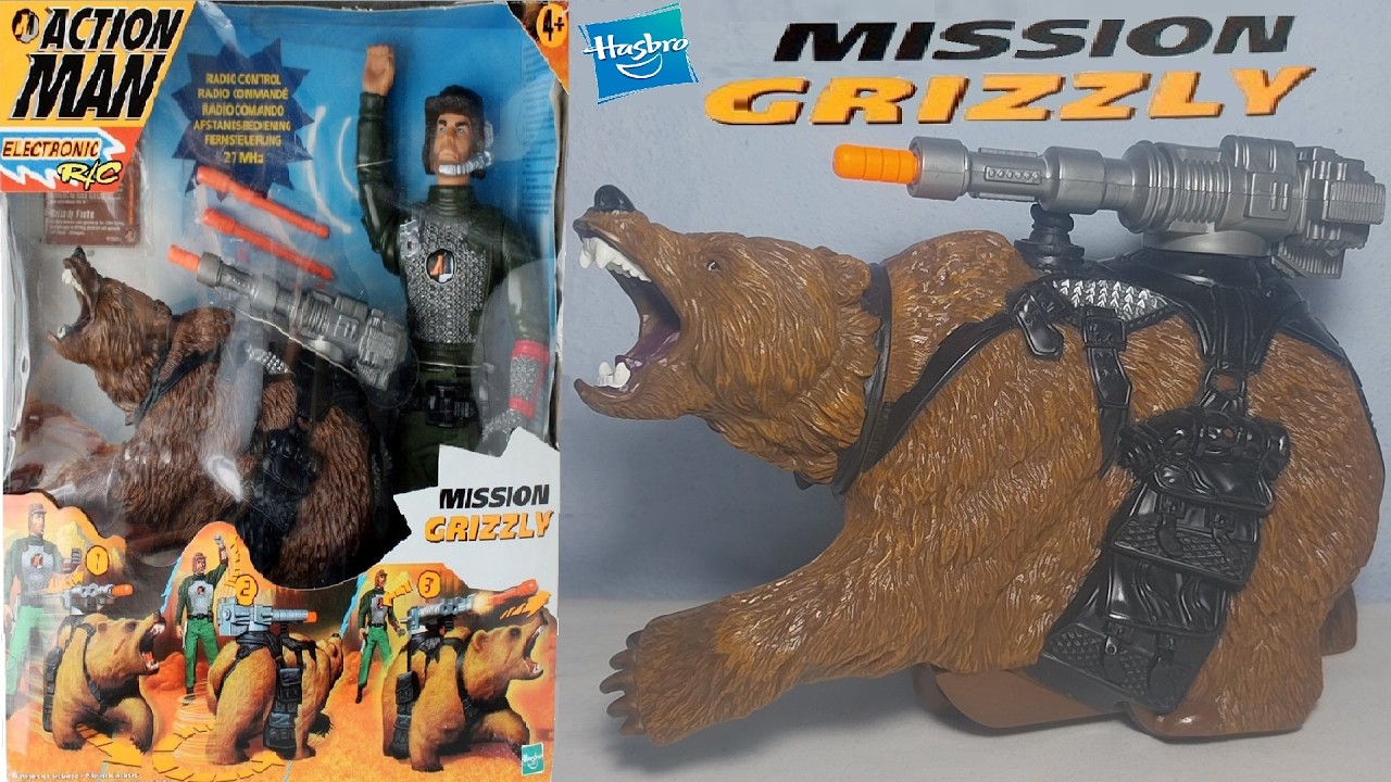 Hasbro Action Man Mission Grizzly -Bear Figure Review!